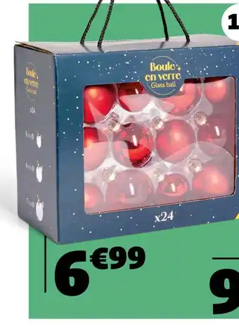 Gifi Pack 24 boules offre