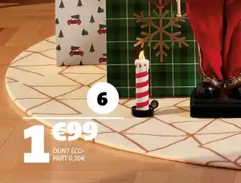 Gifi Bougie led effet flamme offre