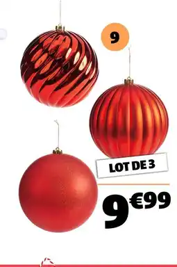 Gifi Coffret 3 boules xl offre