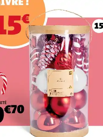 Gifi Pack 25 décorations offre