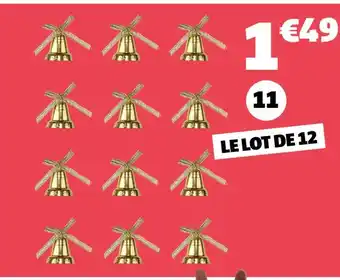 Gifi 12 mini cloches offre