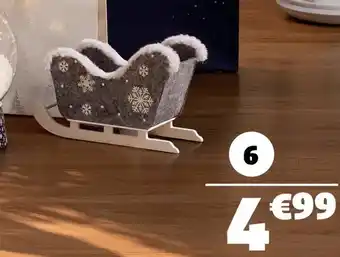 Gifi Traineau en feutrine offre