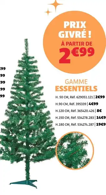 Gifi Gamme essentiels offre