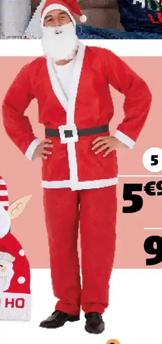 Gifi Costume père noël offre
