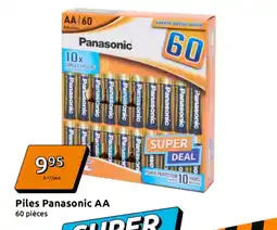 Action Piles panasonic aa offre