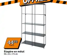 Action Étagère en métal offre