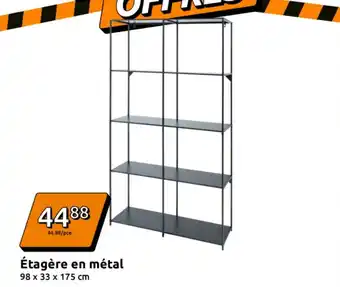 Action Étagère en métal offre
