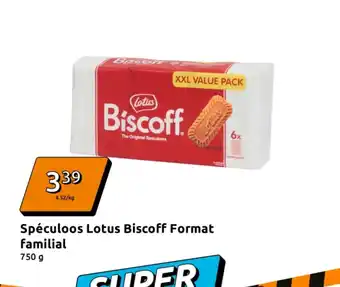Action Spéculoos lotus biscoff format familial offre