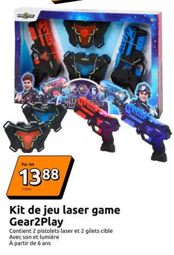 Action Kit de jeu laser game gear2play offre
