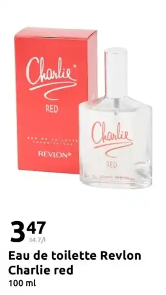 Action Eau de toilette revlon charlie red offre