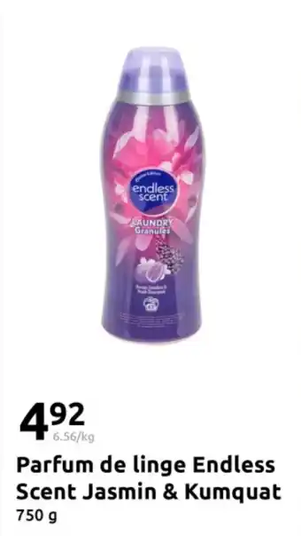 Action Parfum de linge endless scent jasmin & kumquat offre