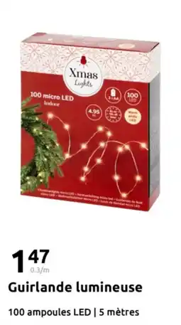 Action Guirlande lumineuse offre