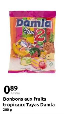 Action Bonbons aux fruits tropicaux tayas damla offre