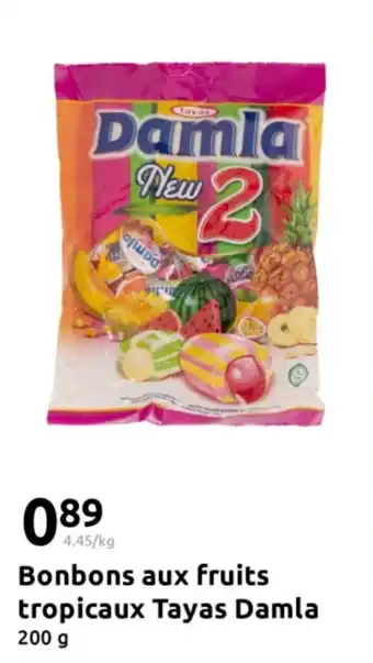 Action Bonbons aux fruits tropicaux tayas damla offre