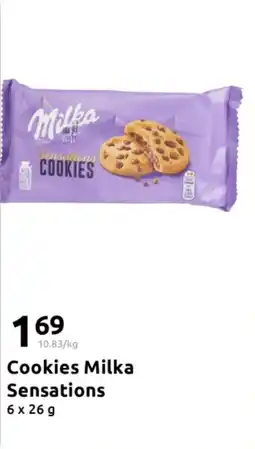 Action Cookies milka sensations offre