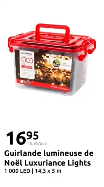 Action Guirlande lumineuse de noël luxuriance lights offre