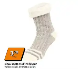 Action Chaussettes d'intérieur offre