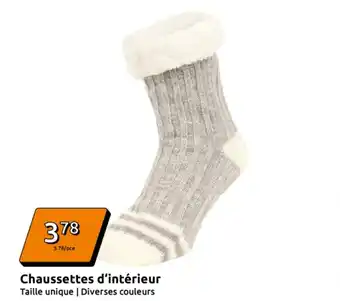 Action Chaussettes d'intérieur offre