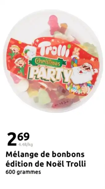 Action Mélange de bonbons édition de noël trolli offre