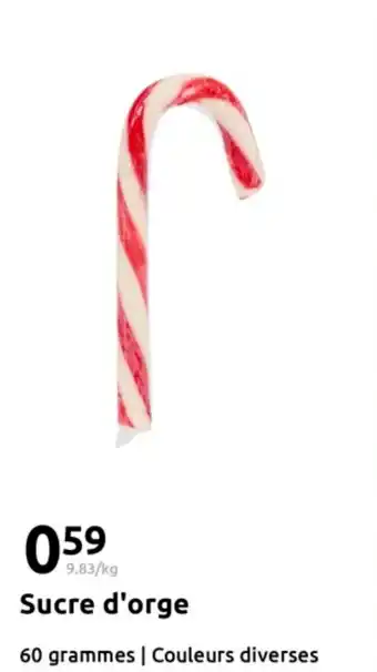 Action Sucre d'orge offre