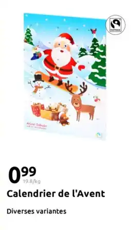 Action Calendrier de l'avent offre