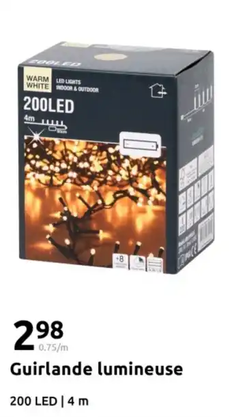 Action Guirlande lumineuse offre