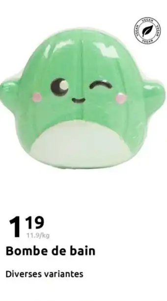 Action Bombe de bain offre