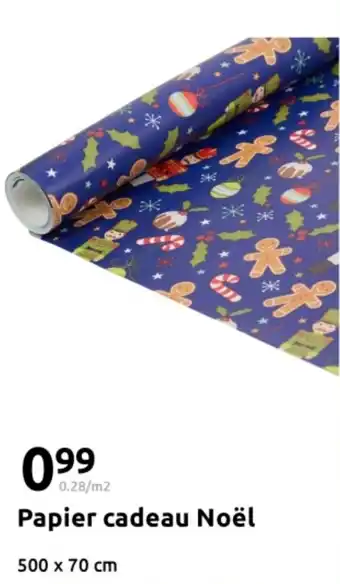 Action Papier cadeau noël offre