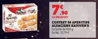 Super U Coffret 50 aperitifs alsaciens kauffer's offre