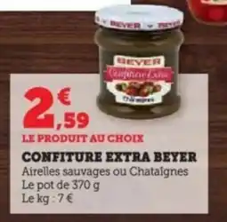 Super U Confiture extra beyer offre