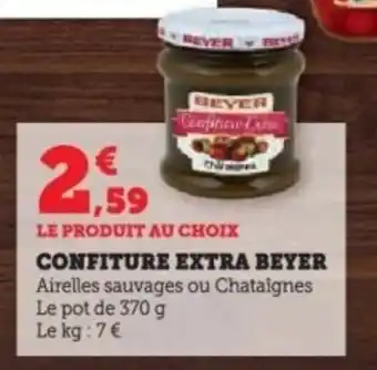 Super U Confiture extra beyer offre
