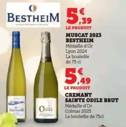 Super U Muscat 2023 bestheim offre