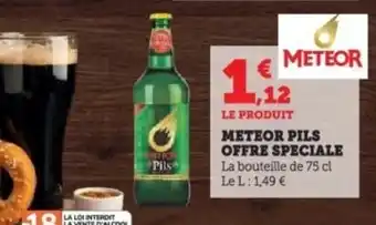 Super U Meteor pils offre speciale offre