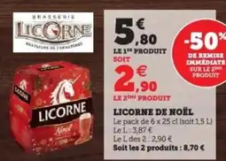 Super U Licorne de noël offre