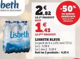 Super U Lisbeth bleue offre