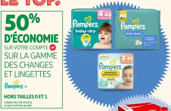 Auchan Supermarché Pampers offre