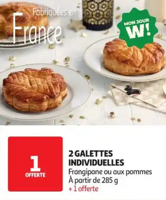 Auchan Supermarché 2 galettes individuelles offre