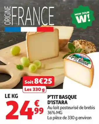 Auchan Supermarché P'tit basque d'istara offre
