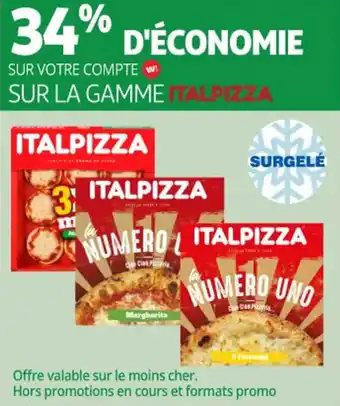 Auchan Supermarché Italpizza offre