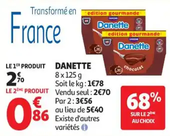 Auchan Supermarché Danette offre