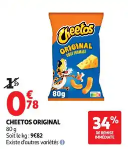 Auchan Supermarché Cheetos original offre