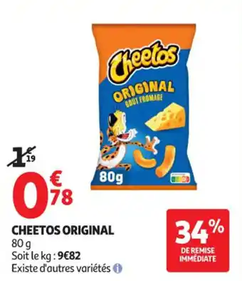 Auchan Supermarché Cheetos original offre