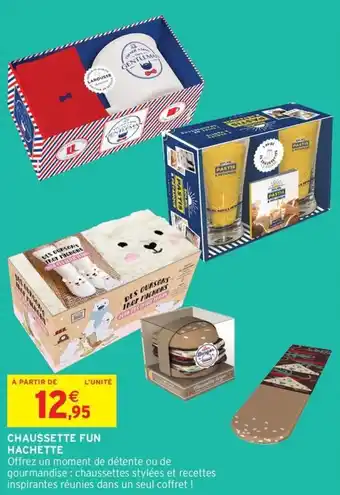Intermarché Express Chaussette fun hachette offre