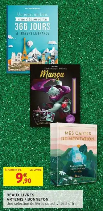 Intermarché Express Beaux livres artemis bonneton offre