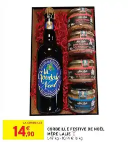 Intermarché Express Corbeille festive de noël mère lalie offre
