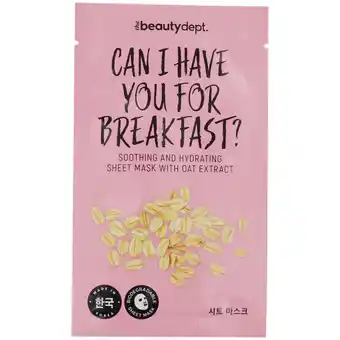 Action Masque visage the beauty dept. offre