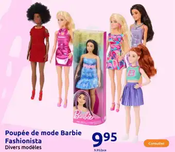 Action Poupée de mode barbie fashionista offre