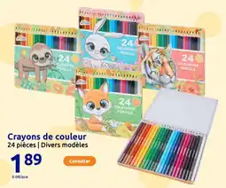 Action Crayons de couleur offre