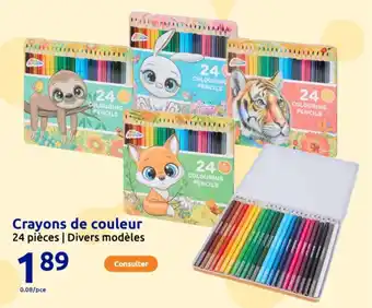 Action Crayons de couleur offre