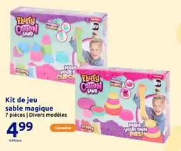 Action Kit de jeu sable magique offre